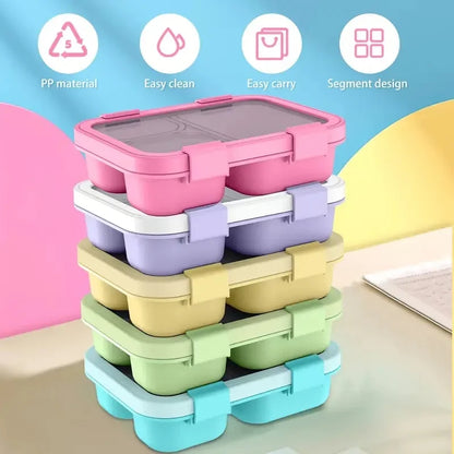 Bento2026 Edition Box Leakproof Lunch Box, Stackable Design With Carry Handles, Back To School