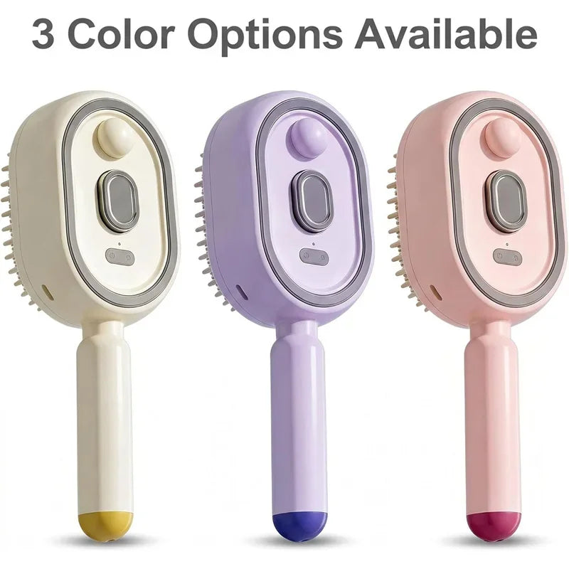Scalp Massager 3 In 1 Self Cleaning Motor-Driven Spray Brush Battery-Powered Viral Fall 2026 Gift