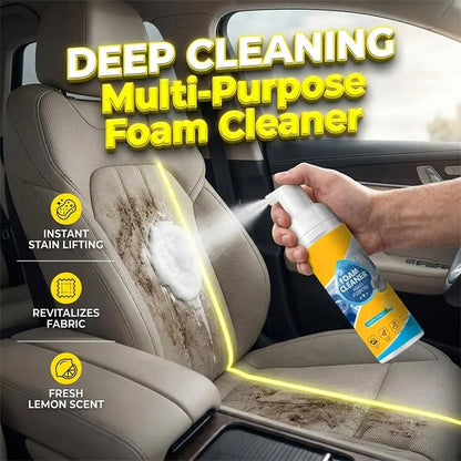 Cleaner Foam 4-In-1 Enzyme 150ml All-Purpose Cleaning Spray Spring 2026 No Rinse Car Interior and Kitchen Lemon Scent