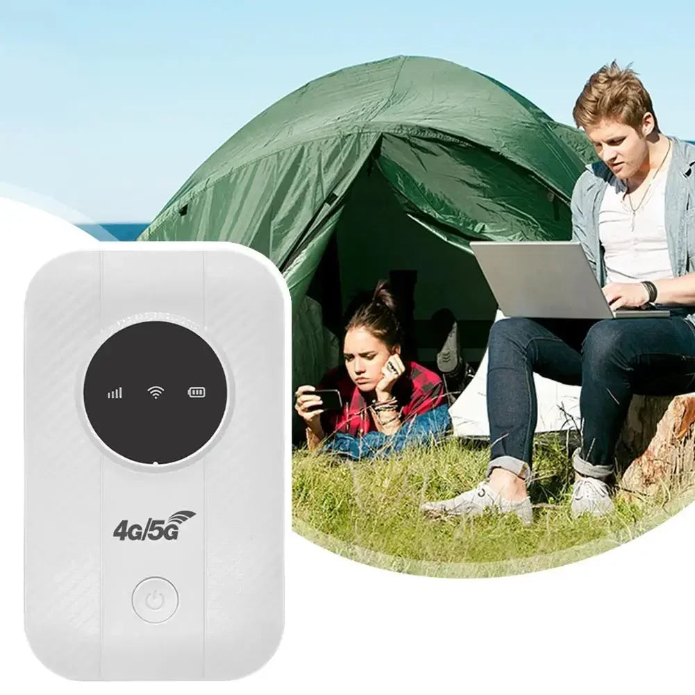 Portable2026 Edition WiFi Router Travel Hotspot High Speed Compatible With 4G/5G SIM Card Required Back to School