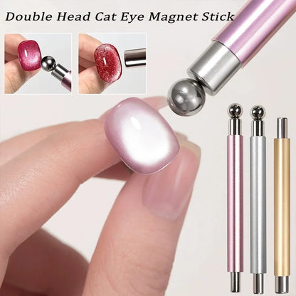 Cat2026 Edition Eye Nail Magnet Double Headed Magnetic Pen Device For Precise Nail Art Design TikTok Viral Fall