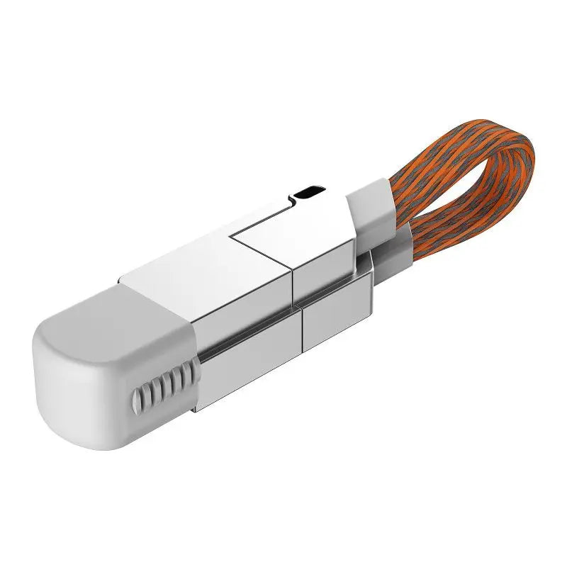 60W USB-C PD & 18W QC Fast Charge, Multi-Connector, Spring 2026 Back to School – Magnetic Charging Cable Keychain