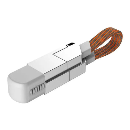 60W USB-C PD & 18W QC Fast Charge, Multi-Connector, Spring 2026 Back to School – Magnetic Charging Cable Keychain