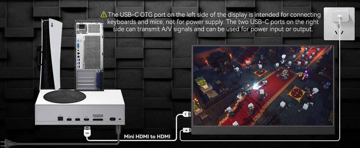 OLED 13.3 Inch Travel-Friendly Monitor 1ms HDR 100 Percent DCI P3