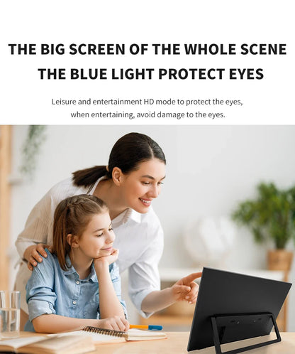 Travel-Friendly 15.6 Inch FHD IPS Monitor Dual Screen USB C