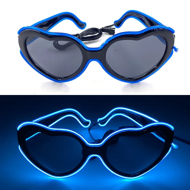 Light 1PC Up LED Glasses Neon Sunglasses for Parties Kids Adults