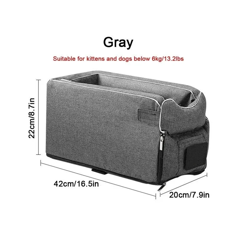 Dog Car Seat Travel-Friendly Carrier Bed Booster Seat Road Trip 2025 Travel Safety Cozy Sturdy Pet