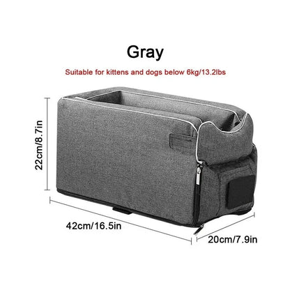 Dog Car Seat Travel-Friendly Carrier Bed Booster Seat Road Trip 2025 Travel Safety Cozy Sturdy Pet