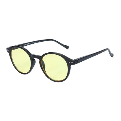 Retro Sunglasses Compact Round Frame UV400 Men Women Vintage Goggles Shade