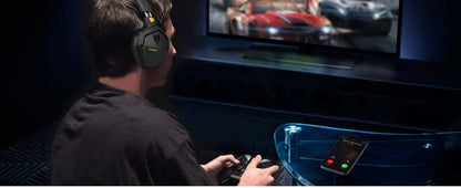 Cordless Gaming Headset With Mic Active Noise Cancellation