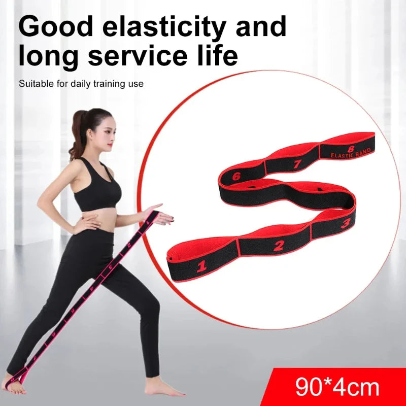 Resistance Elastic Band - Dance Yoga Stretching Belt for Pilates Fitness Equipment