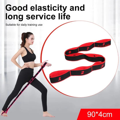 Resistance Elastic Band - Dance Yoga Stretching Belt for Pilates Fitness Equipment