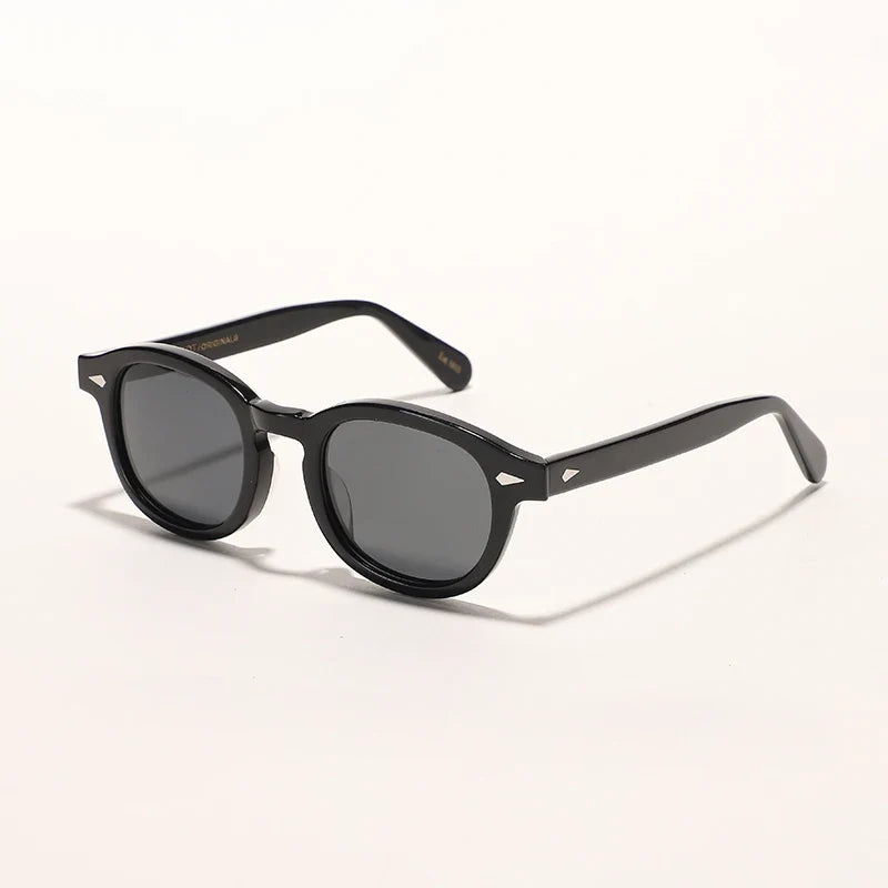 Sunglasses Polarized Vintage Round Acetate Frame Summer 2026 Driving Glare Reduction Gift Idea