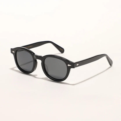 Sunglasses Polarized Vintage Round Acetate Frame Summer 2026 Driving Glare Reduction Gift Idea