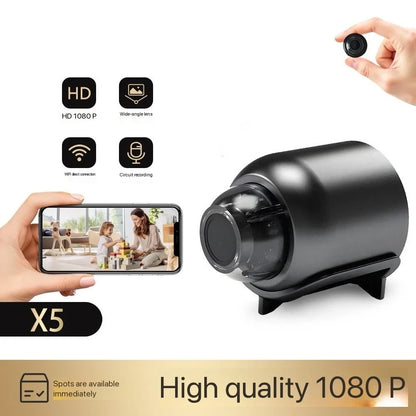 1080P Mini WiFi HD Security Camera with Night Vision & Motion Detection (Wired Power)