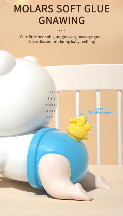 Crawling Baby Guide Toy Newborn Sensory Toys Music Aid