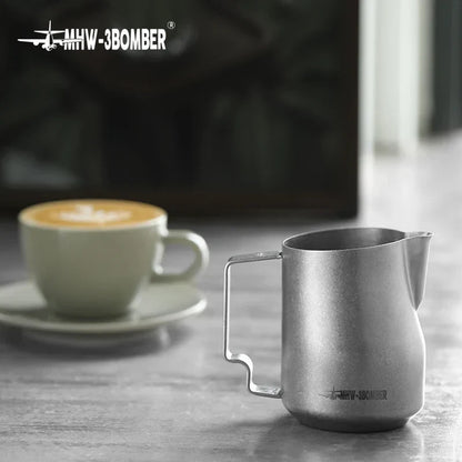 Milk Frothing Pitcher Kit 350ml 450ml Stainless Steel Barista Steaming Pitchers Fall 2025 Creamy Microfoam