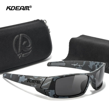 Sunglasses Photochromic All-Black Frame Fishing Sunglasses Summer 2026 Night Driving Comfort Case Included