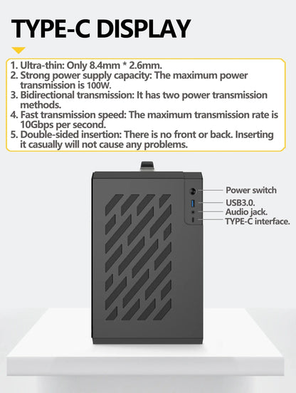 Mini ITX Case Glass Side 240mm Watercooling Travel-Friendly