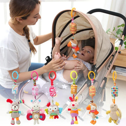 Rattle Baby Hanging Plush Toy Newborn Sensory Toys Gift