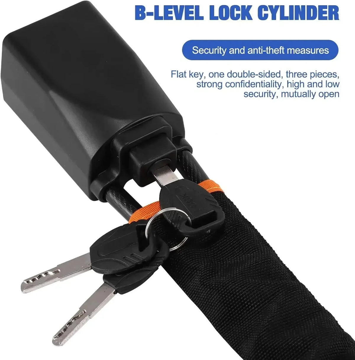 3-Key Anti-Theft Security Device 2026 – Universal Car Steering Wheel Lock with Seatbelt Buckle