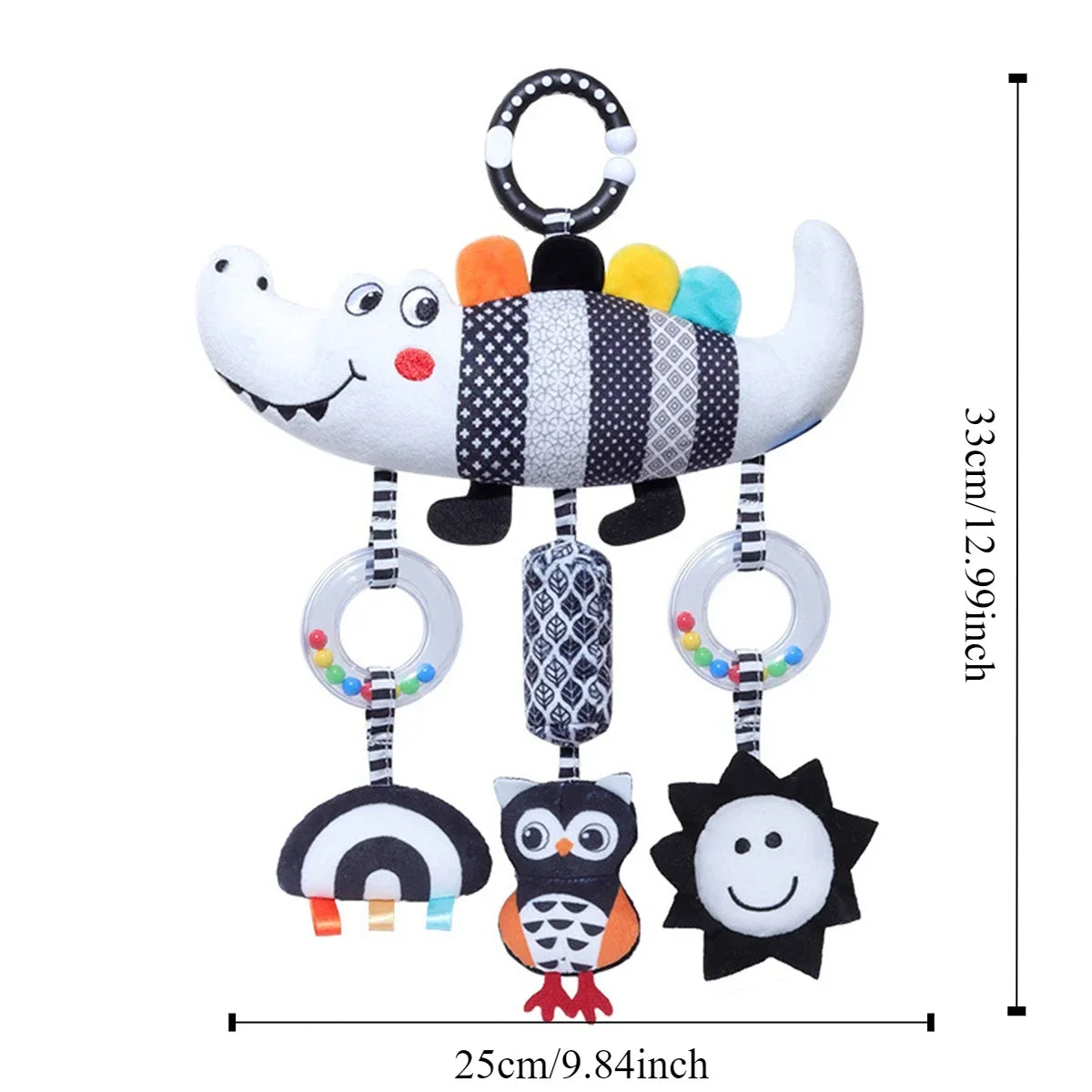 Rattle Baby Stroller Hanging Toy Newborn Sensory Toys