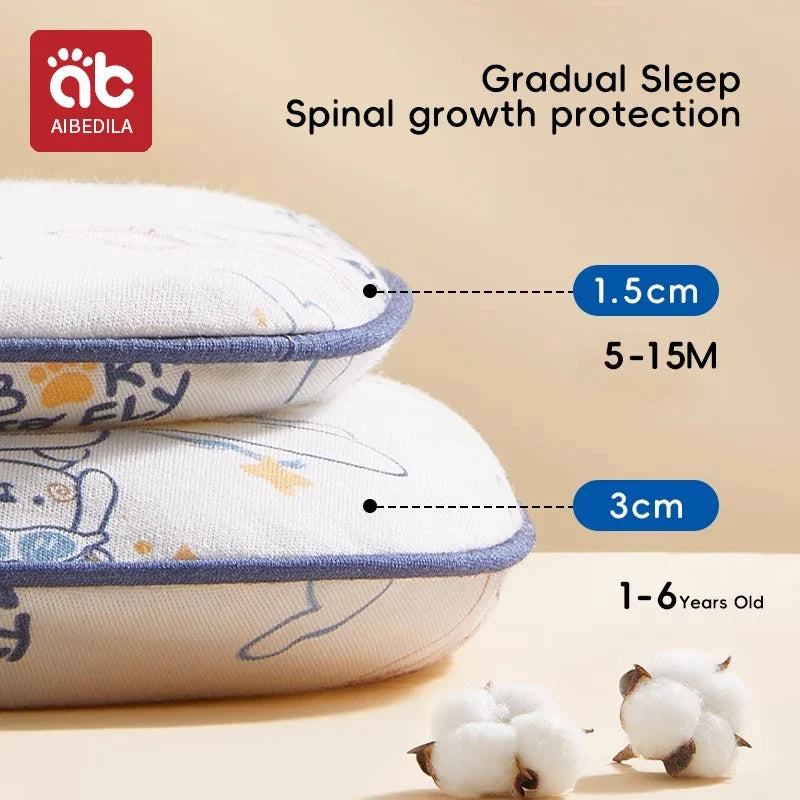 Soft Cotton Baby Pillowcase 30x50cm Envelope Design for Kids, Machine Washable, Unisex, Ideal for Home and Travel-2