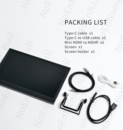 Travel-Friendly 11.6 Inch HDMI Monitor 1366x768 Gaming Display