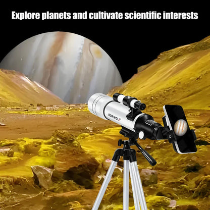 Telescope Astronomical With Phone Adapter And Tripod 333X Zoom For Moon And Stars Back To School 2026 Gift