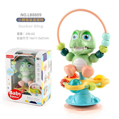 Soothing Baby Rattle Suction Cup Newborn Sensory Toys