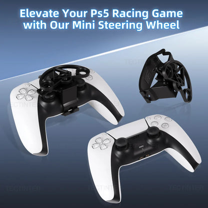Controller PS5 Mini Steering Wheel Racing Gamepad Accessory 360 Degree Rotation Enhanced Gameplay Summer 2026 Gift