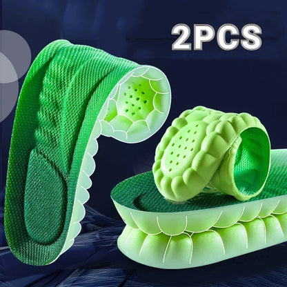 Ultra Plush Orthopedic Insoles For Running Shoes, Arch Support, Back To School 2025 Comfort – 4D Massage Insoles