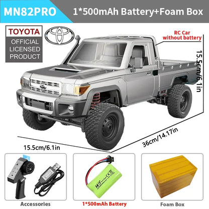 Control Remote Car 1/12 Scale 4WD Off Road RC Pickup Truck Toy For Kids Christmas Gift