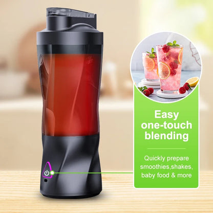 Travel-Friendly Juicer USB Battery-Powered 700ml Smoothie Blender Cup Outdoor Travel Summer 2026 On The Go