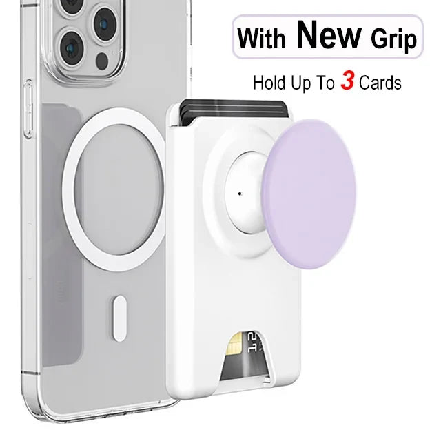 Magnetic2026 Edition Wallet With Expanding Grip For Phones Universal Card Holder Case Anti Scratch And Dustproof Back To School