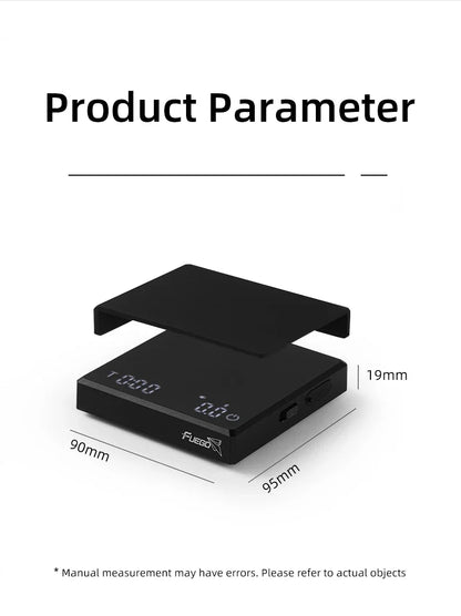 Coffee Scale Battery-Powered Digital 0.1g Accurate With Timer