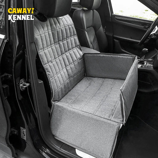 Dog Car Seat Cover Hammock Pet Carrier - Water-Resistant Travel Seat Protector Road Trip 2025 Secure Cushioned Space