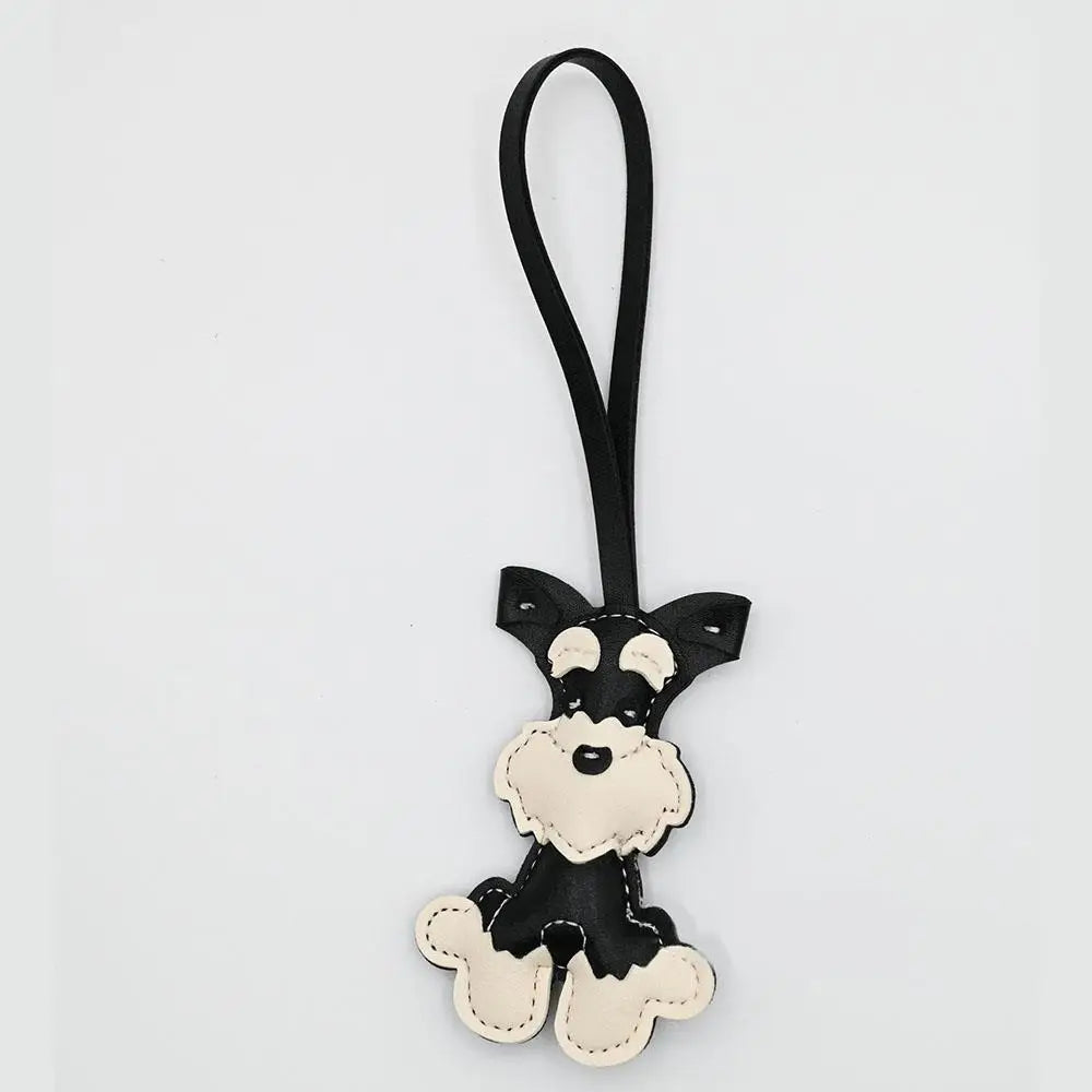 Keychain Bear PU Leather Mini Bag Charm Cute Gift Accessory