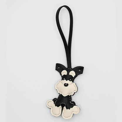 Keychain Bear PU Leather Mini Bag Charm Cute Gift Accessory