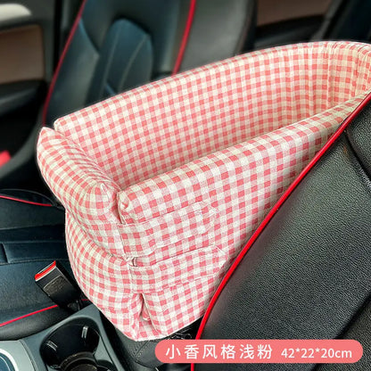 Dog Car Seat Travel-Friendly Carrier Bed Booster Seat Road Trip 2025 Travel Safety Cozy Sturdy Pet