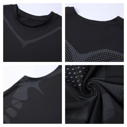 polyester, sleeveless, gym and bodybuilding vest – Fast-dry men's compression tank top