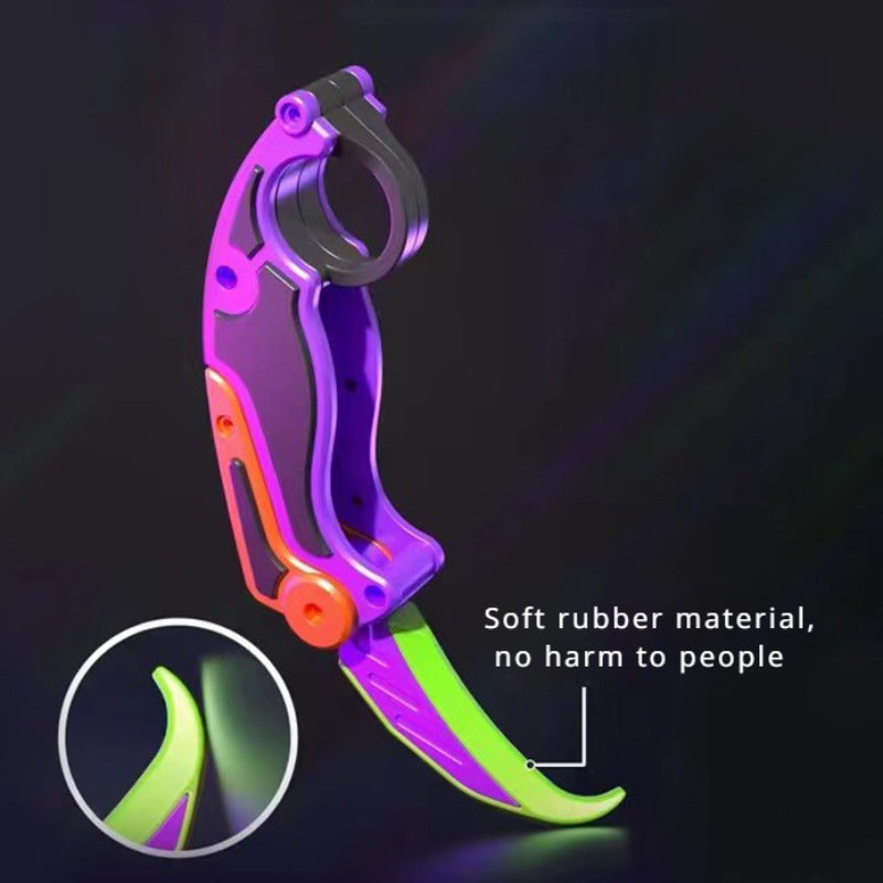 Knife Fidget Gravity Claw 3D Printed Butterfly Toys