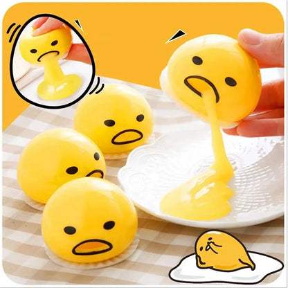 Relief Stress Egg Yolk Squeeze Toy Vomit Gag Funny Gift