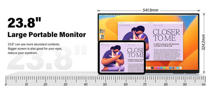 23.8 Inch 100Hz Travel-Friendly IPS Monitor With Eye Maintenance Stand