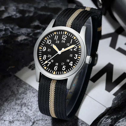 Military2025 Edition Quartz Field Watch 37mm Sapphire Fall