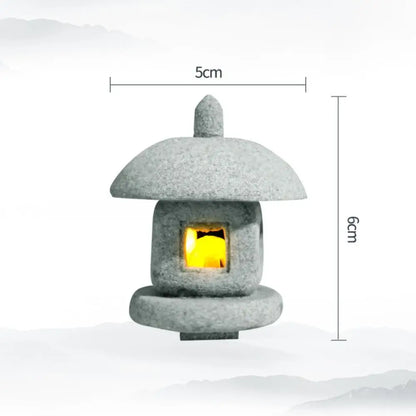 Lantern Pagoda Garden Statue Zen Yard Light Miniature Lamp for Micro Landscape Decor Fall 2026 Trend