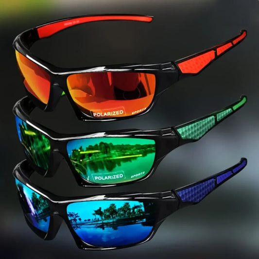 Sports Fashion Sunglasses Polarized UV400 Protection for Men & Women - Round Metal Frame