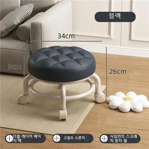 Child Rolling Stool Multi Functional Shoe Changing Seat
