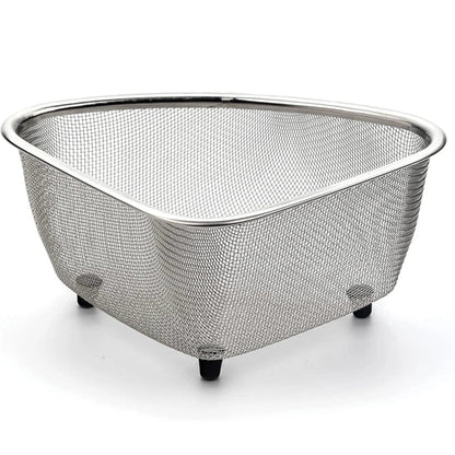 Steel Stainless Sink Strainer Basket Triangle Drainer In Sink Mesh Colander Fall 2026 Eco Friendly Kitchen Accessory