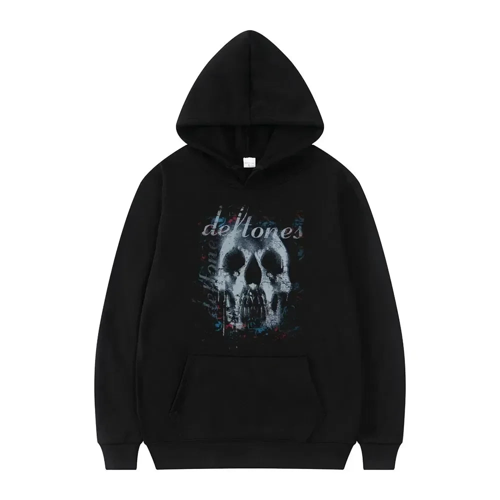 Unisex Oversized Hoodie - Retro Punk, Polyester, Street